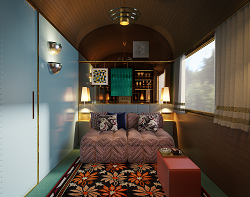 Orient Express La Dolce Vita Luxury Train Club Suite Deluxe