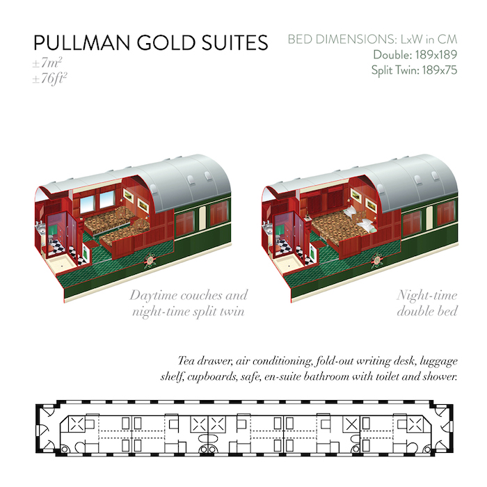 Rovos Pullman Gold Luxury Train Club