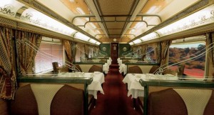 The Ghan from Luxury Train Club - Queen Adelaide Restaurant Car on The Ghan