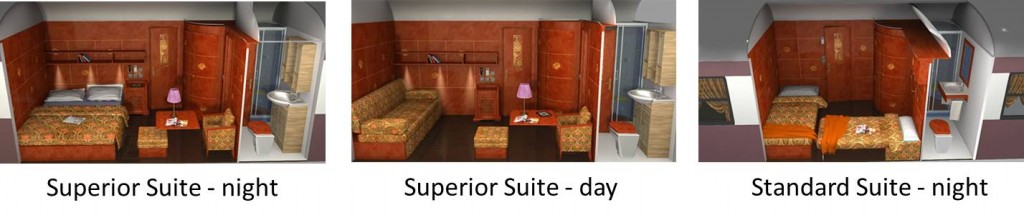 Diagrams of Superior and Standard Suites on Al Andalus