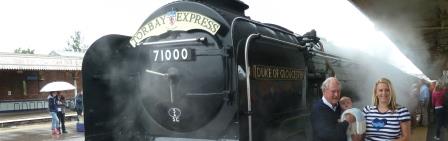Family travel steam engine Luxury Train Club