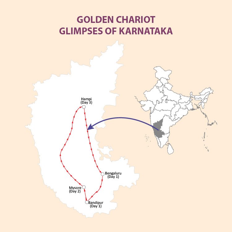 Golden Chariot Glimpses of Karnataka Luxury Train Club