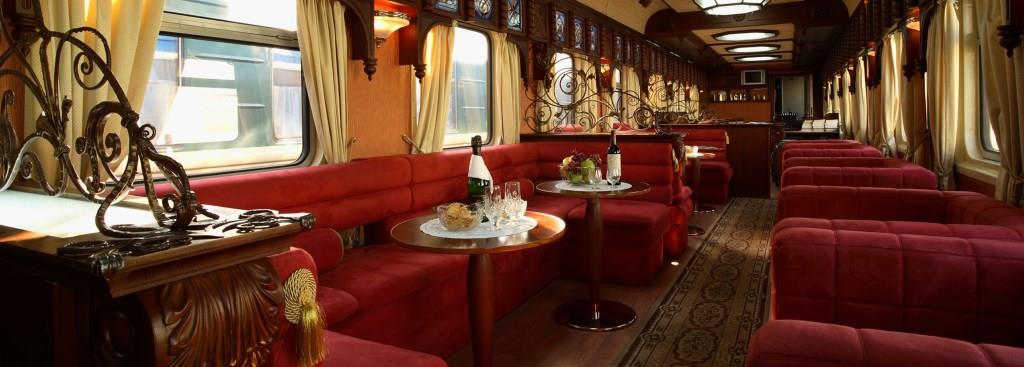 Trans Siberian Trains Inside Golden Eagle Bar Car