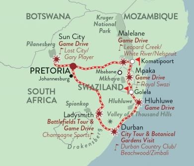 Golf Safari Pretoria to Pretoria Rovos Luxury Train Club