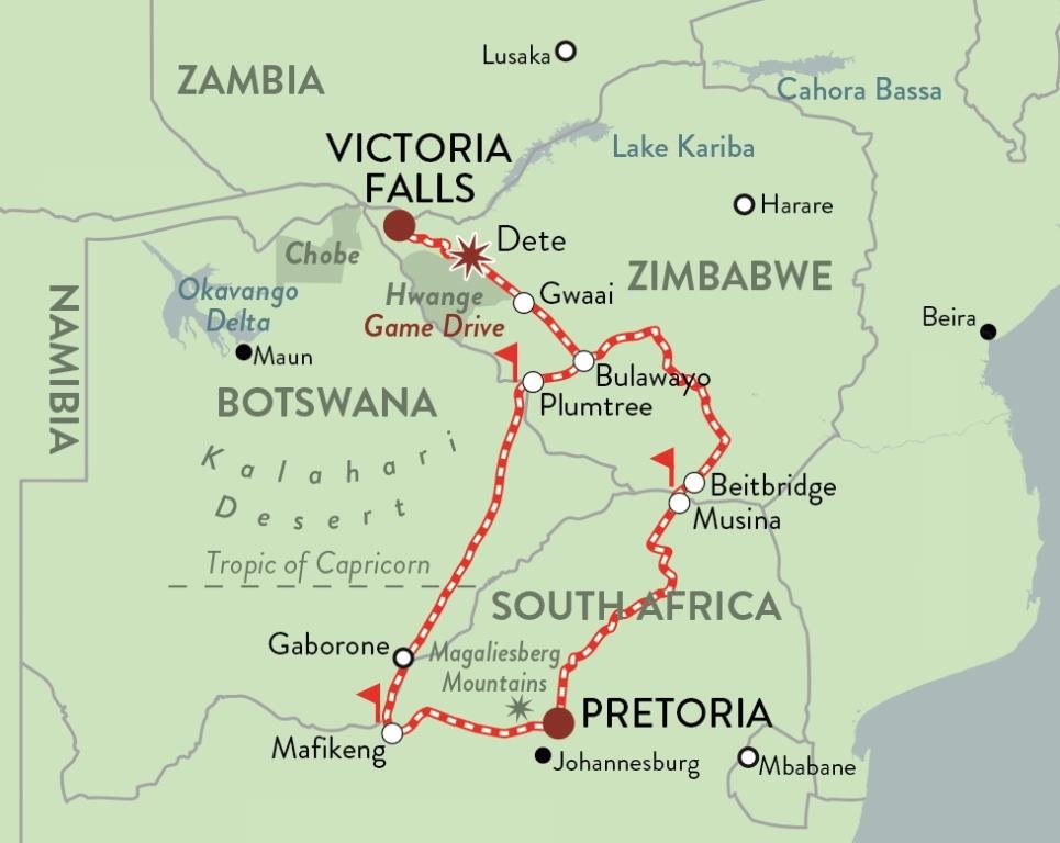 Rovos Pride of Africa Victoria Falls Journey Luxury Train Club