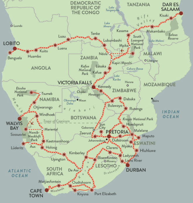 Rovos Luxury Train Africa Maps All Routes