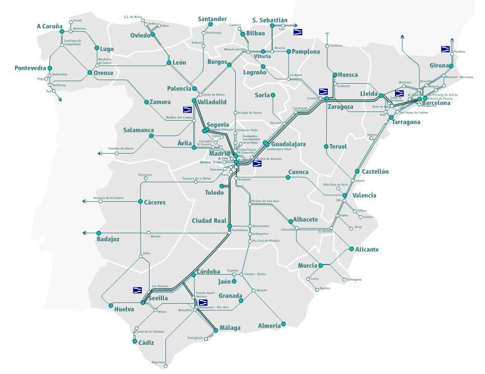 Spain Rail Network
