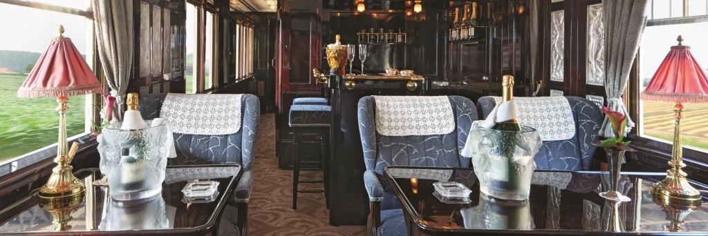 Venice Simplon-Orient-Express champagne bar