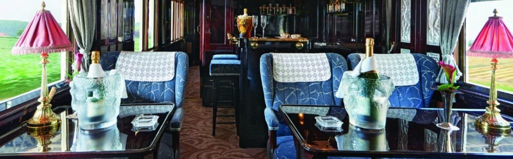 Venice Simplon-Orient-Express Bar Car Luxury Train Club