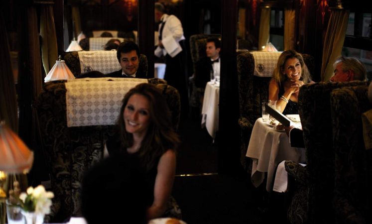 It's always lunchtime on the Orient Express