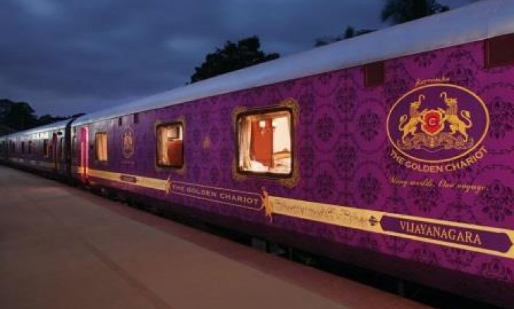 Golden Chariot from the Luxury Train Club